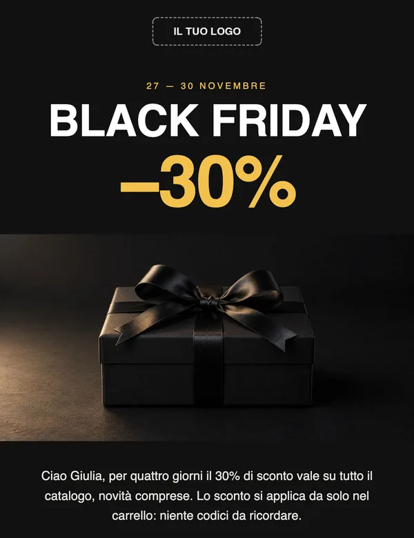 Anteprima del template «Black Friday»