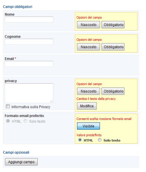 Crea un database di email-2