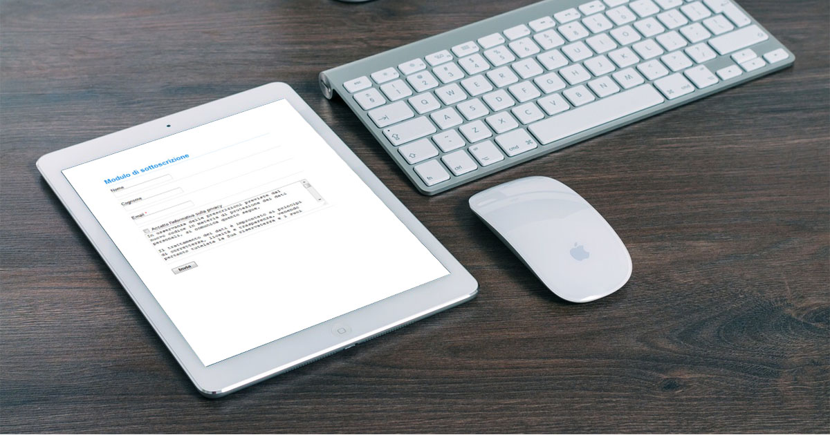 Crea un database di email