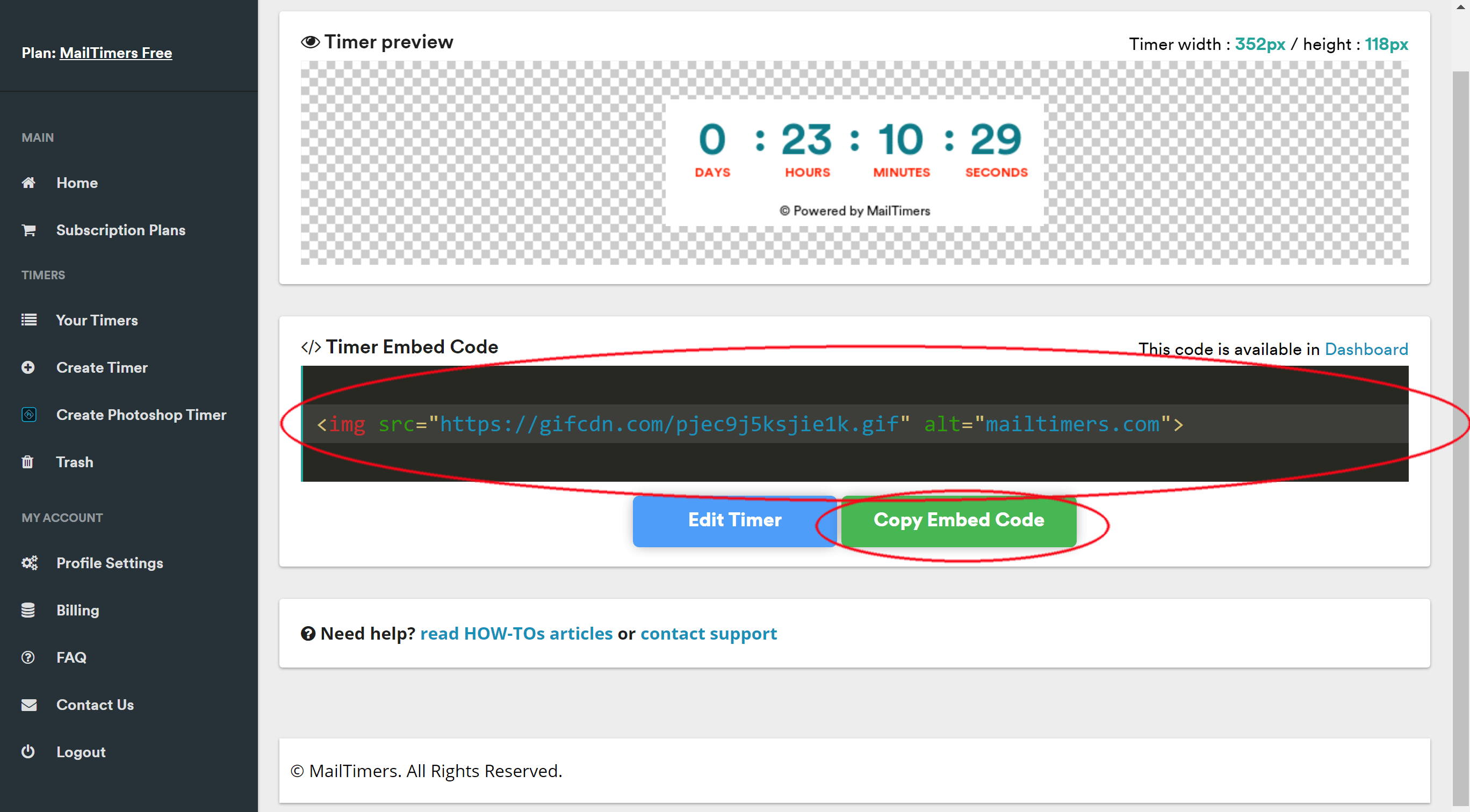 Come inserire un timer countdown in una email 3