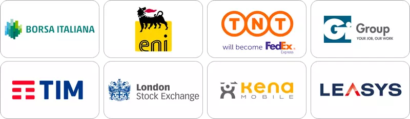 Infomail's customers are TIM, TNT, ENI