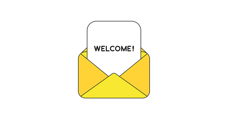 email di benvenuto
