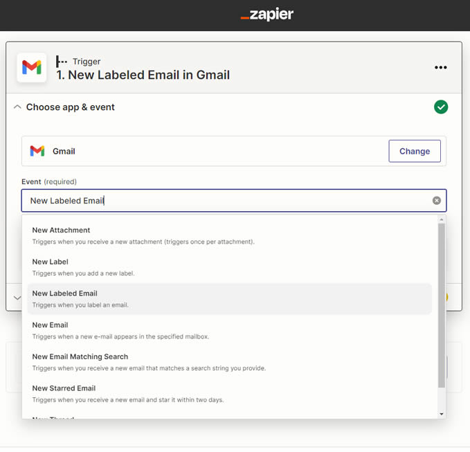 trigger-gmail-zapier